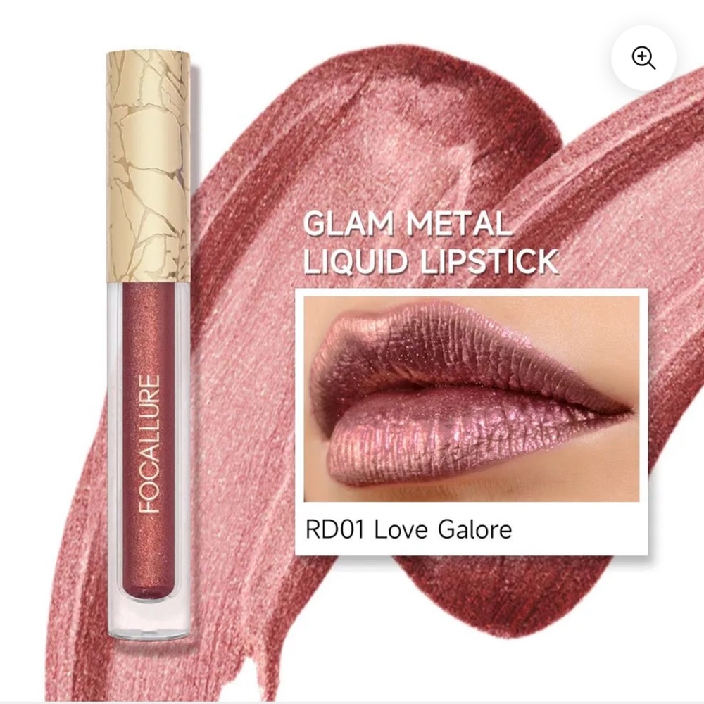 Focallure Glam Metal Liquid Lipstick - Love Galore